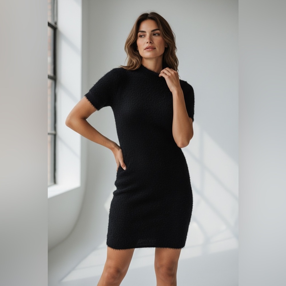 🔥Divided Black Mini Dress